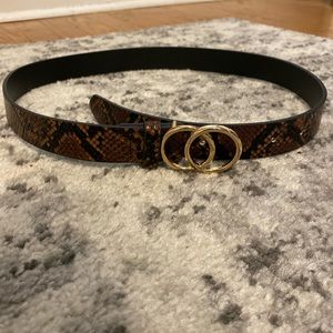 Snakeprint belt ALDO